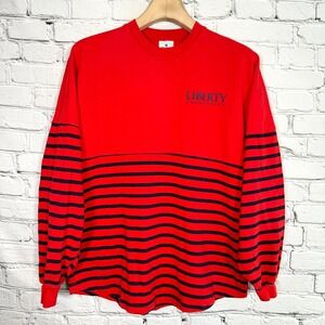 Spirit‎ Jersey Womens Liberty University Shirt Size L Long Sleeve LU Flames